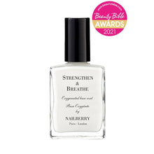 Load image into Gallery viewer, Strengthen &amp; Breathe Oxygenated Base Coat &amp; Nail Strengthener By Nailberry London
