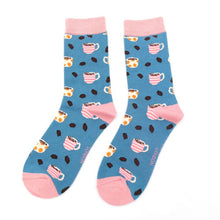 Load image into Gallery viewer, Miss Sparrow Coffee Shop Socks
