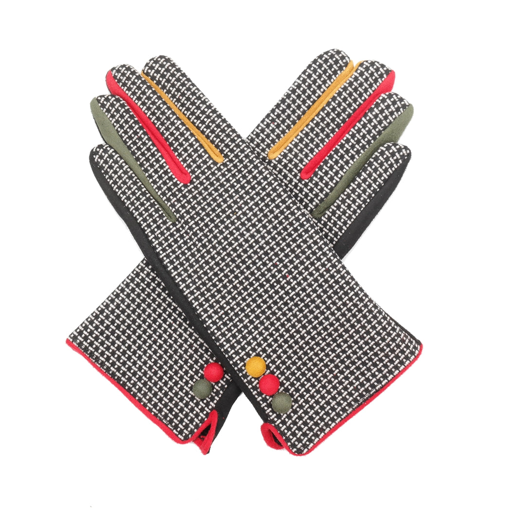 Miss Sparrow Chequered Gloves