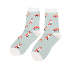 Load image into Gallery viewer, Miss Sparrow Foxes Bamboo Socks
