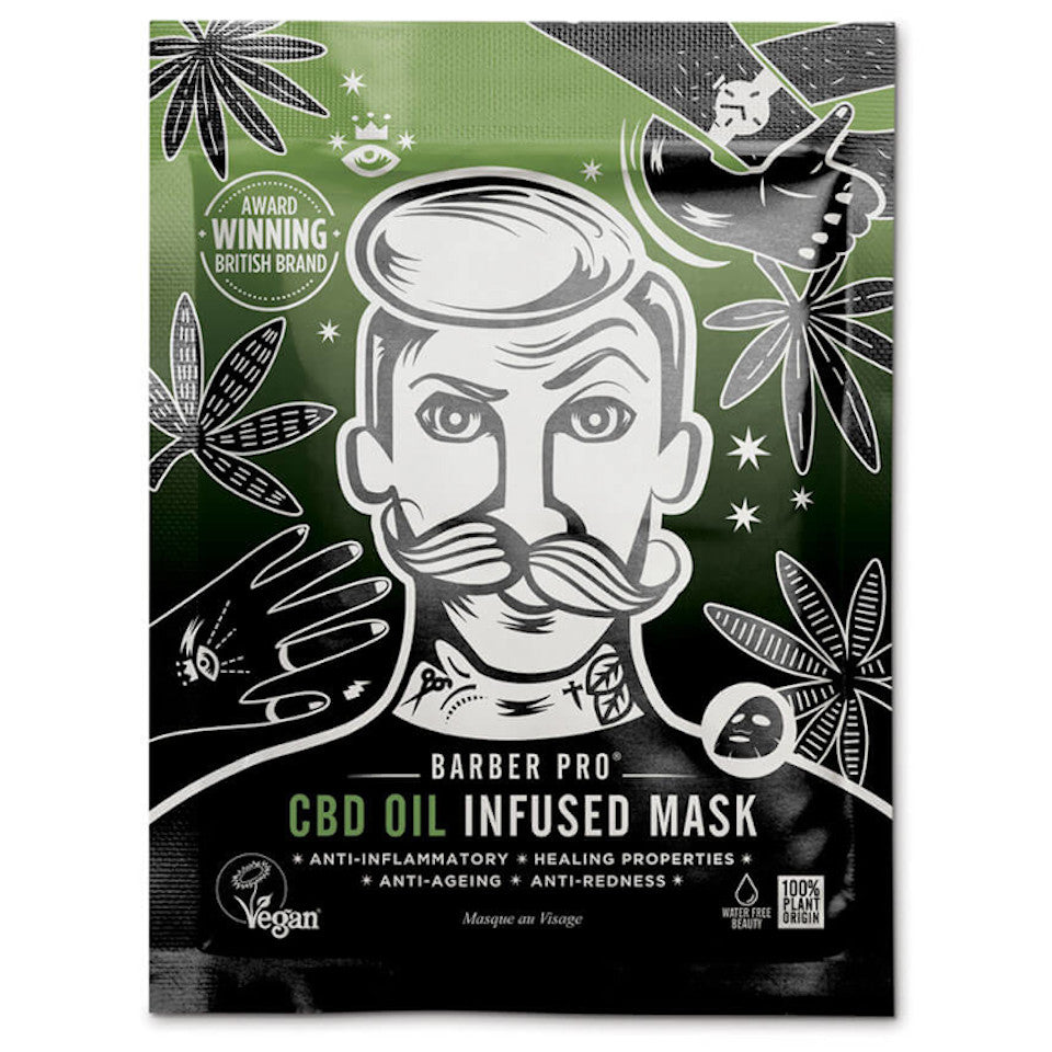 Barber Pro CBD oil infused mask