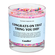 Load image into Gallery viewer, Scented Congrats Candle by Ryan Porter | Candier
