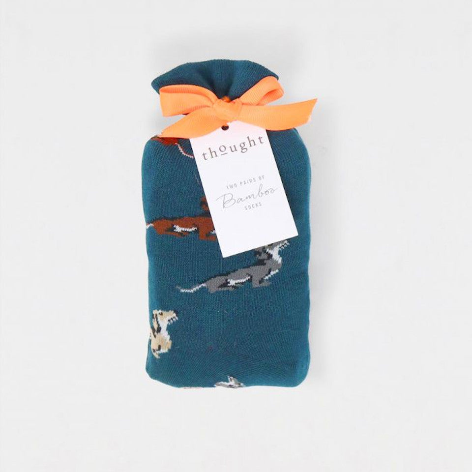 Zelma Dachshund Socks In A Bag Multi Coloured