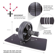 Load image into Gallery viewer, 66fit Ab Roller Wheel with Knee Pad
