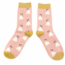 Load image into Gallery viewer, Miss Sparrow Fox Terriers Bamboo Socks
