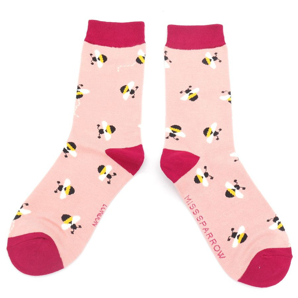 Miss Sparrow Buzzy Bees Bamboo Socks