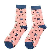 Load image into Gallery viewer, Miss Sparrow Coffee Shop Socks

