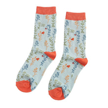 Load image into Gallery viewer, Miss Sparrow Wild Flowers Bamboo Socks 2 Colours Available
