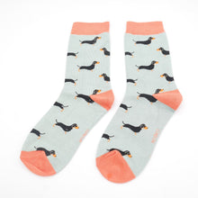 Load image into Gallery viewer, Miss Sparrow Little Sausage Dogs Socks Gift Box Set of 3
