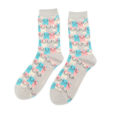 Load image into Gallery viewer, Miss Sparrow Happy Cats Bamboo Socks
